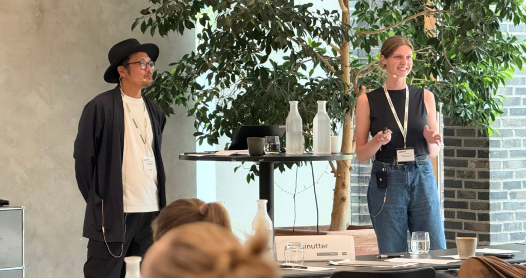 In August, Helena and Maki gave a presentation on Japanese reclaimed wood at the Building Green conference “Biobased Building Materials.” Here are some of their highlights.